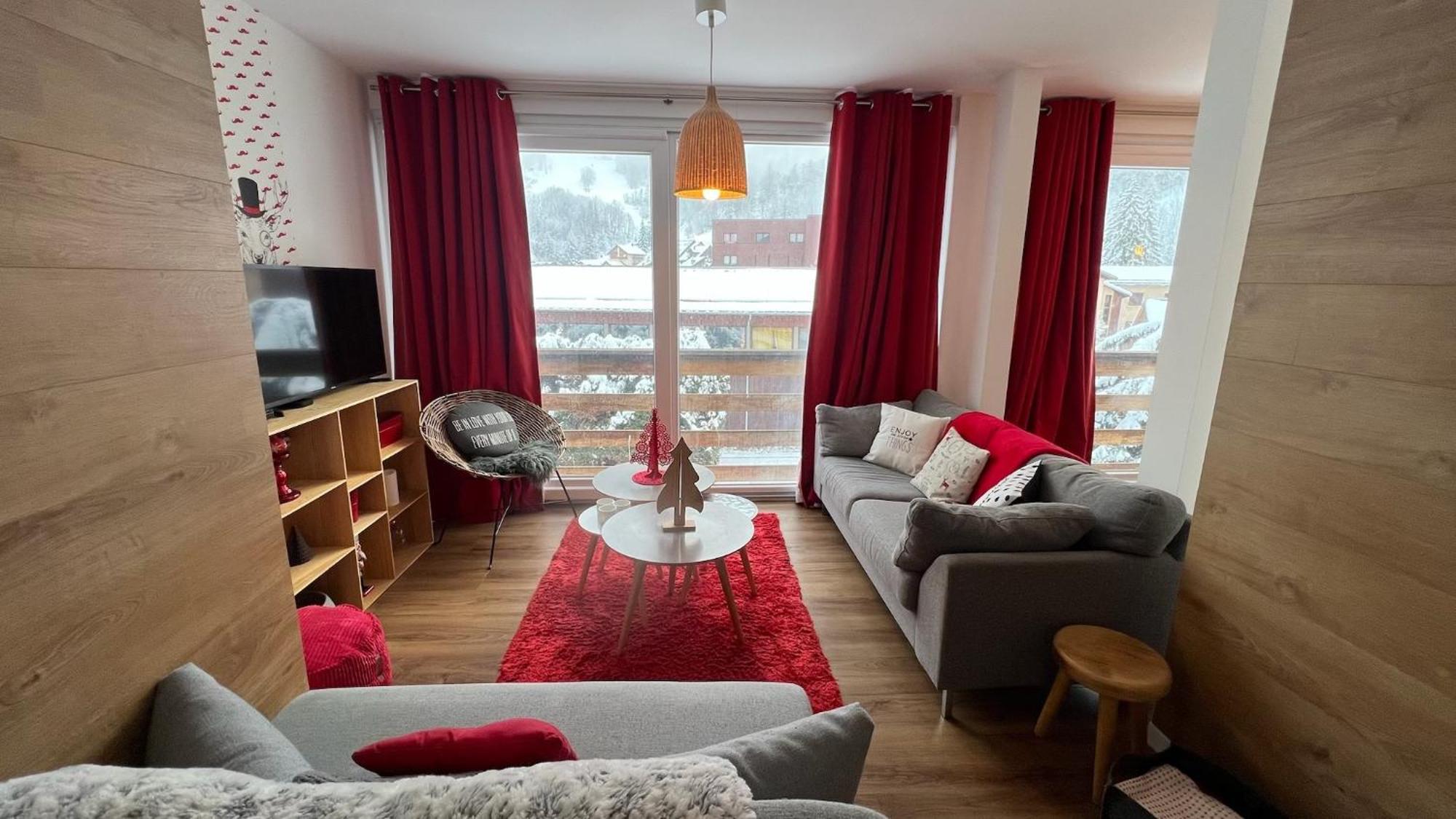 Rouge Canneberge -8 Personnes- 84M2 Vue Degagee Setaz Valloire Exterior foto