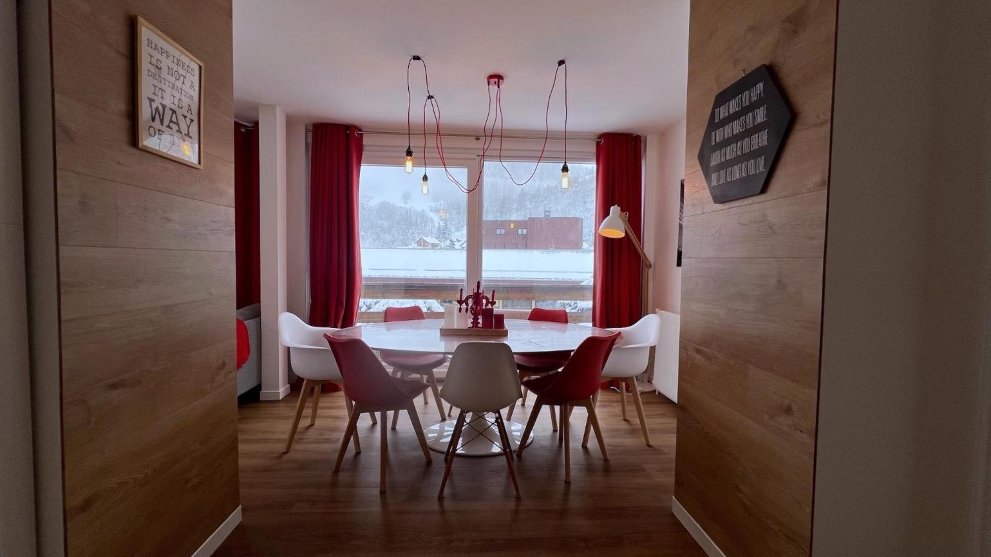 Rouge Canneberge -8 Personnes- 84M2 Vue Degagee Setaz Valloire Exterior foto