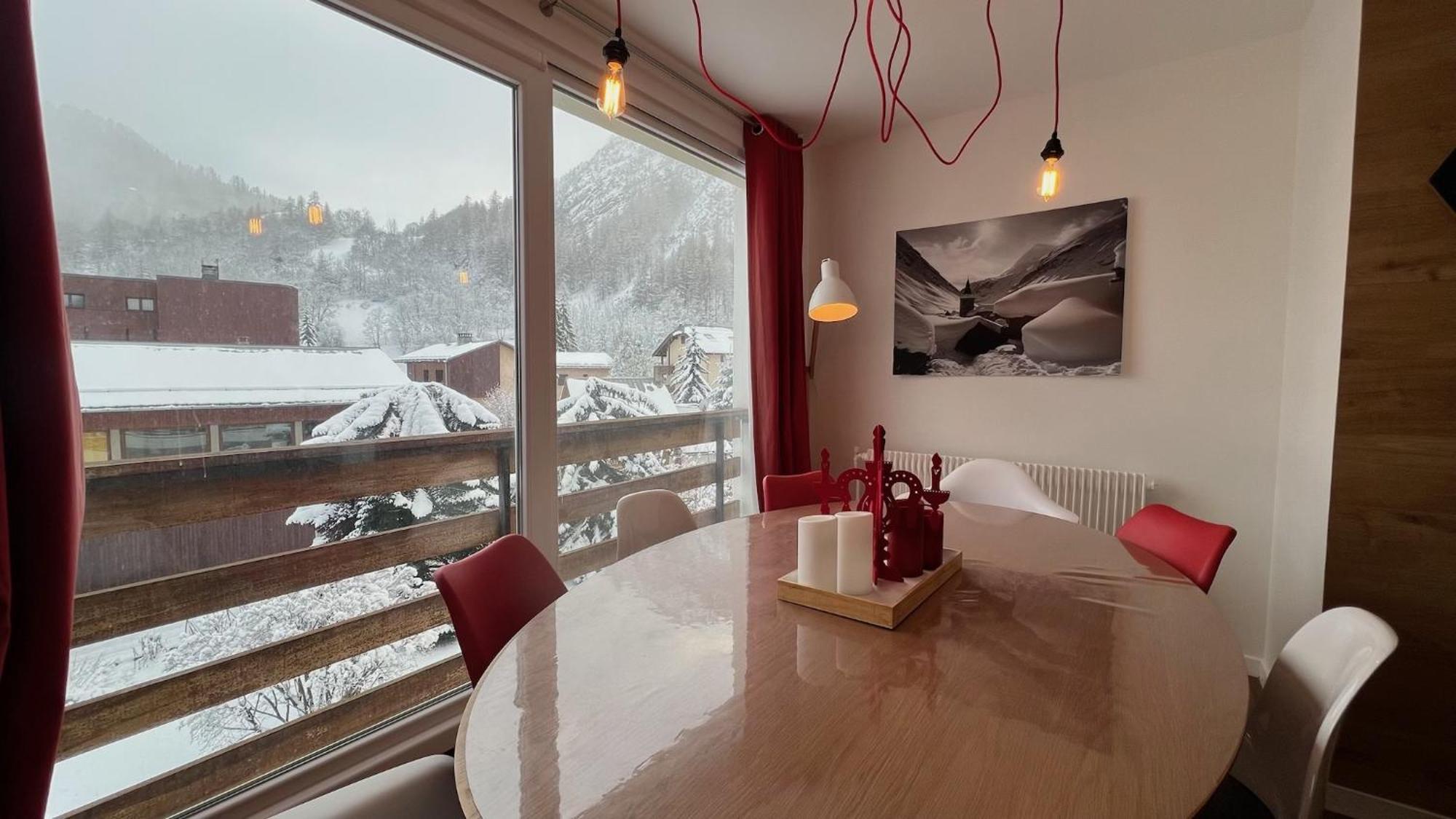 Rouge Canneberge -8 Personnes- 84M2 Vue Degagee Setaz Valloire Exterior foto